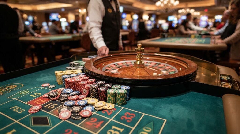 Singapore Online Casino: A Guide to Payment Methods and Transactions ชิปคาสิโนและวงล้อรูเล็ตบนโต๊ะกำมะหยี่สีเขียว