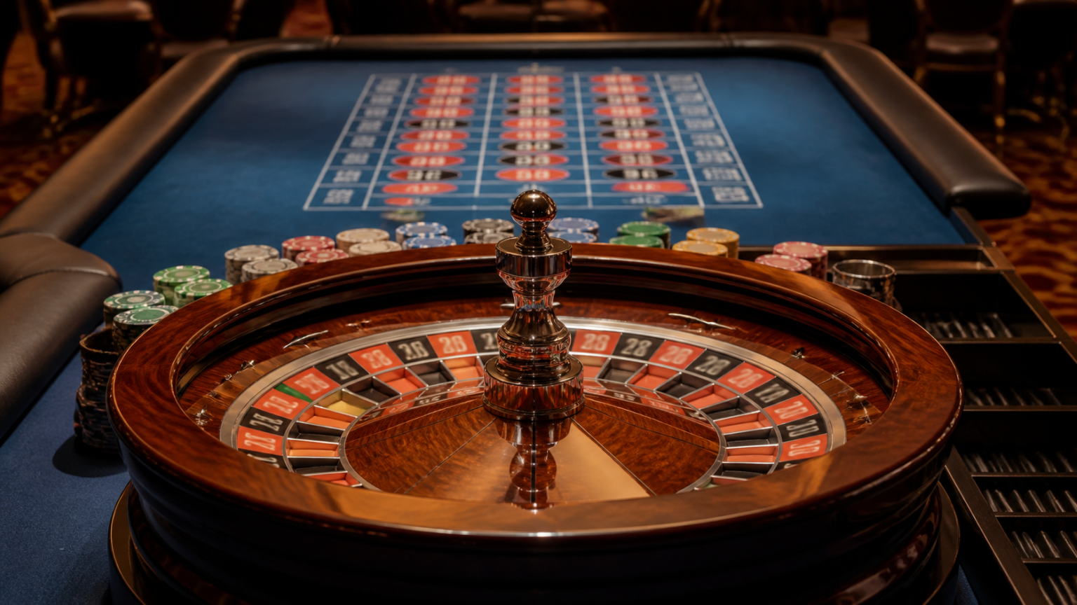 Những Yếu Tố Tạo Nên Một Địa Chỉ Tài Xỉu Online Uy Tín วงล้อและโต๊ะเดิมพัน roulette ในคาสิโน โดยเห็นช่องตัวเลขบนวงล้อชัดเจน